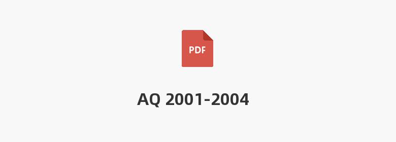 AQ 2001-2004